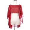 Elegant Chiffon Cover Up Loose Fit Beach Poncho French Retro Chiffon Sunscreen Outerwear  Outdoor