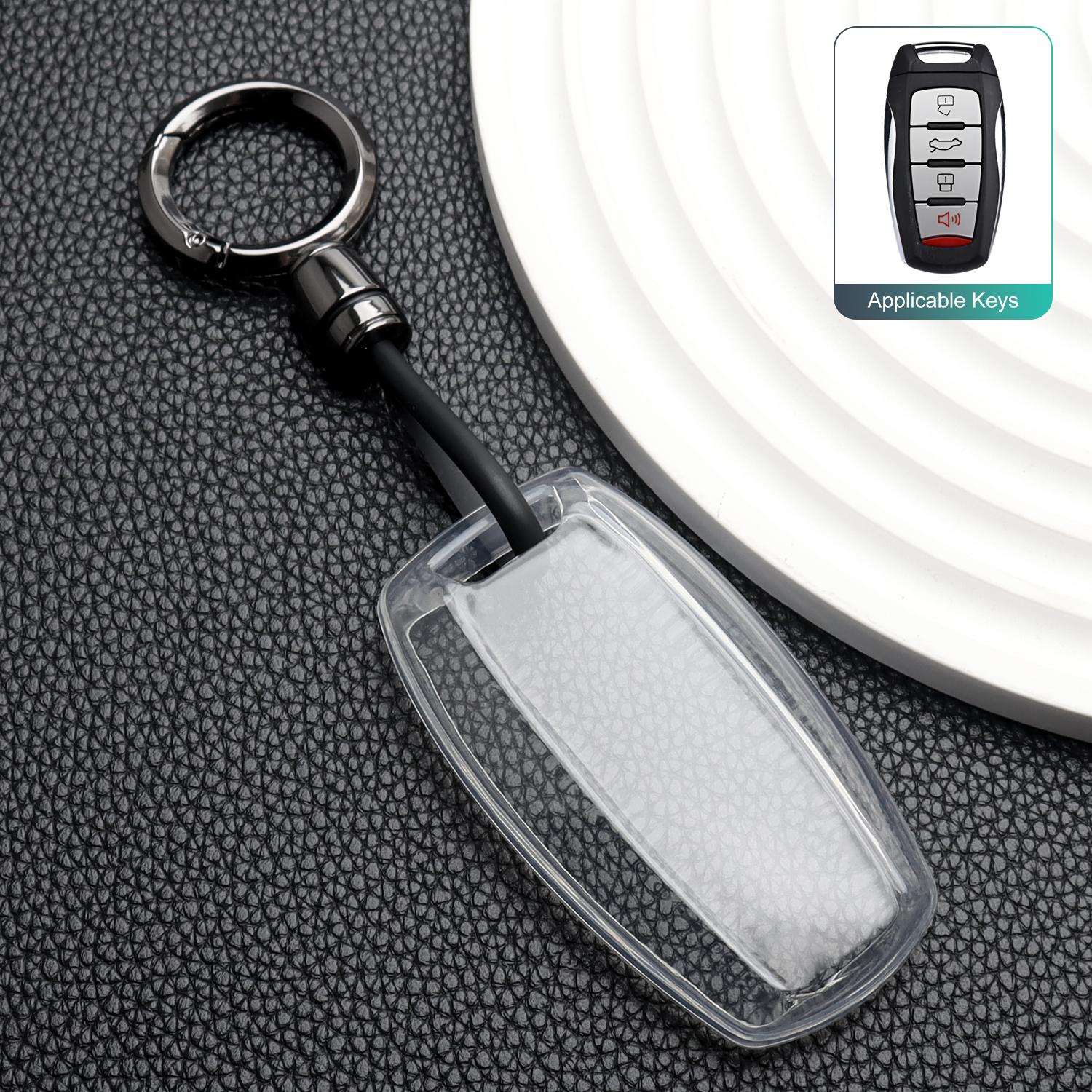 

Transparent TPU Car Key Case Cover for Haval H6 2024 2025 Jolion Dargo H5 F5 F7 F7X M6 Protection Key Shell Car Accessories