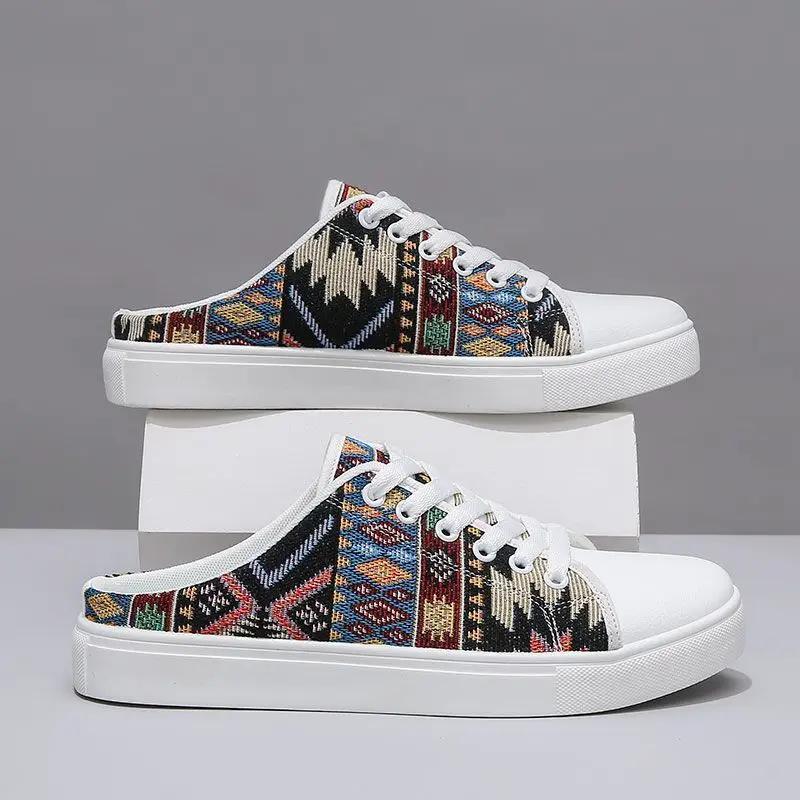 Fashion Mules Flat Eva Men's Shoe Male Slipper Slides Half Mascullino Fun Summer Sale Casual High Quality Fashion Trend 2025 Adult Y2k