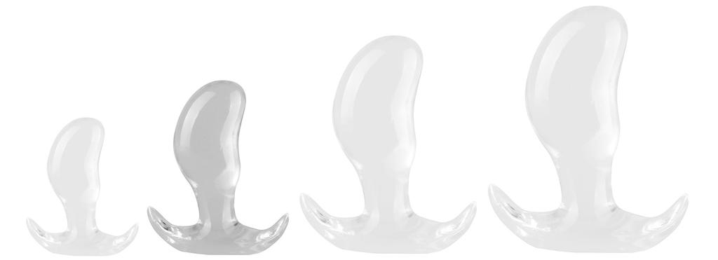 Plug G-Spot Trainer M 12 x 5.9cm Transparent - ClearlyHorny - Stimulateurs Prostatiques