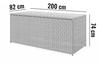 Terrace Box Scatola 200X82X74 1181L Oltre Royal Sand Technorattan Homms