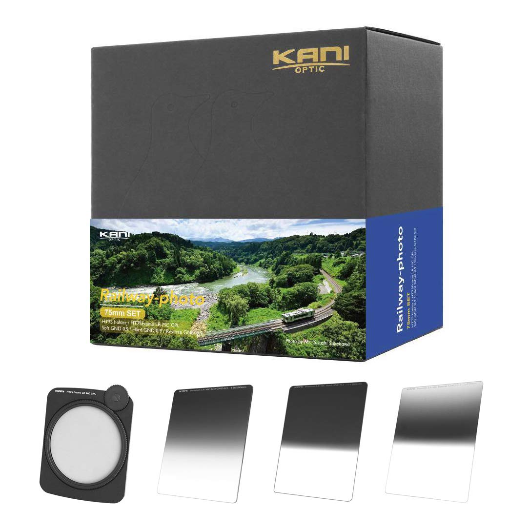 

KANI Railway Photo Set Railway set Half ND Square Filter Set (75mm)