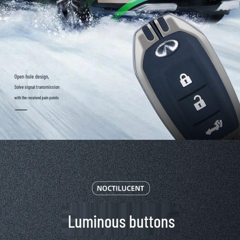 Compatible Key Case for Dongfeng Infiniti Models: Q50L, QX50, QX60, QX55