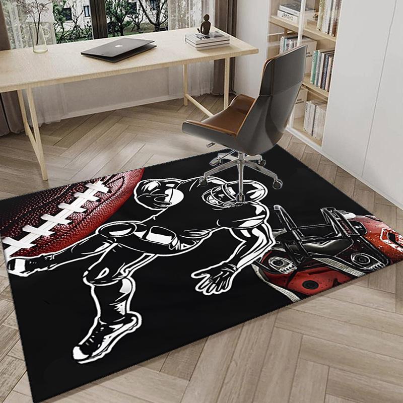 Baseball Fire Power Carpet, Chair Rug,Rug for Office Bedroom Living Rooms, Doormat Decor Fan Gift Christmas Gift