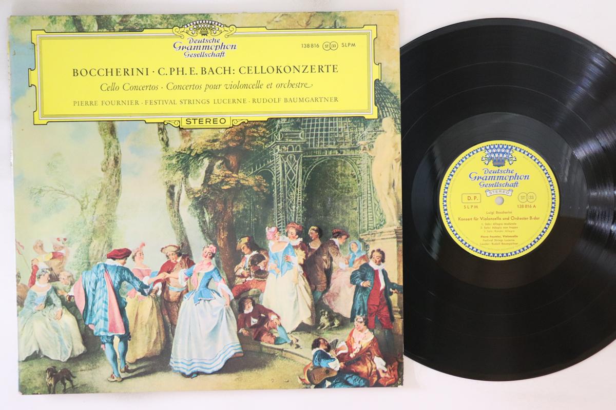 

LP Запись FOURNIER, BAUMGARTNER, FESTIVAL STR - Боккерини/Бах Концерты для виолончели 138816 DEUTSCHE GRAMMO 1966 Германия Классика Б/У