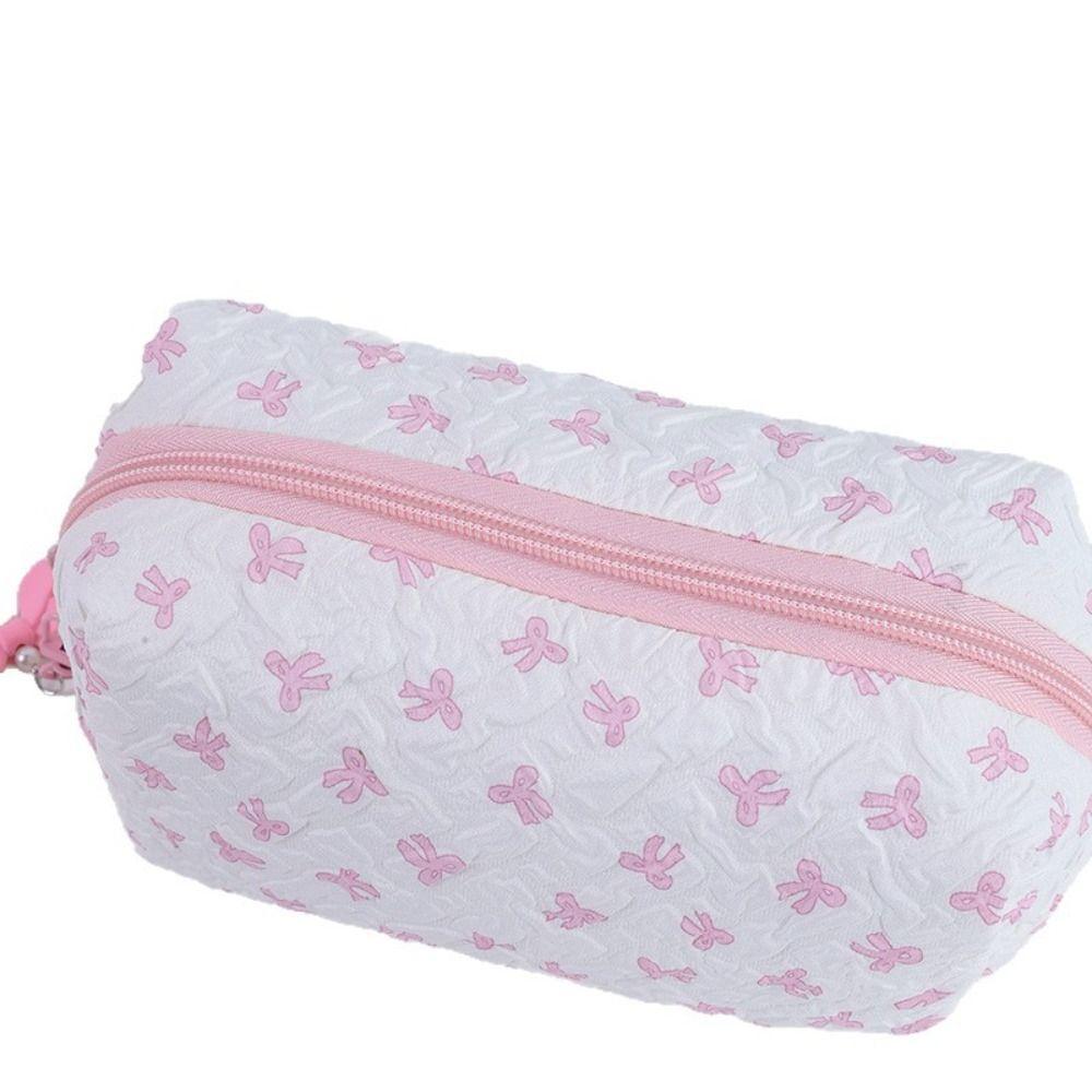

Bowknot Pencil Case Large Capacity Stationery Bag High Quality Stationery Organizer Gift чорний