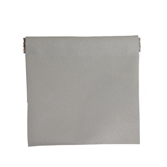 Druckknopfverschlussbeutel Kunstleder Tragbares Münzfach Mini-Kosmetiktasche