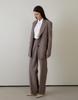 GIEMAR Straight Fit Slacks Cocoa