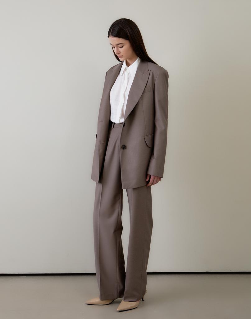 GIEMAR Straight Fit Slacks Cocoa