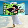 Personalized customized proof beach towel with The Little Mole pattern - soft, absorbent,quick-drying,perfect swimming,camping&bathing