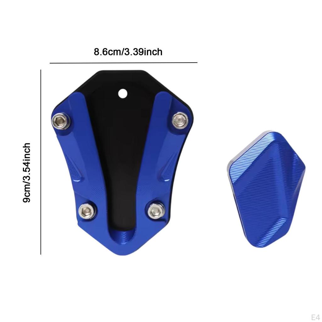 Motorrad Kickstand Pad Extender Vergrößerungsplatte Erweiterung Stützmatte für Shengshi 368G