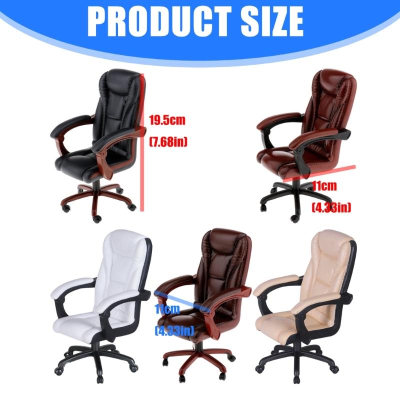 360 Degree Rotating Executive Seat Office Chair For 1/6 Soldier Action Figure Scene Display Furniture for Collector
