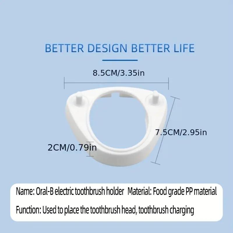 Charing Base for Oral B Electric Toothbrushes Base Electric Toothbrush Stand Brush Head Holder Storage Stand Bathroom Accessory