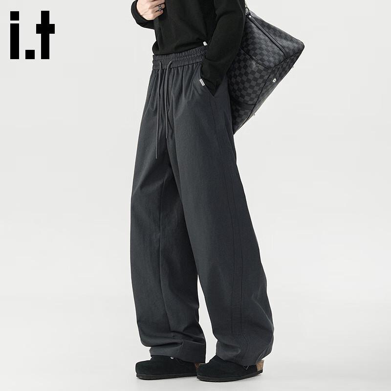 

fingercroxxit Men s American Street Style Loose Straight Leg Casual Pants 2XL