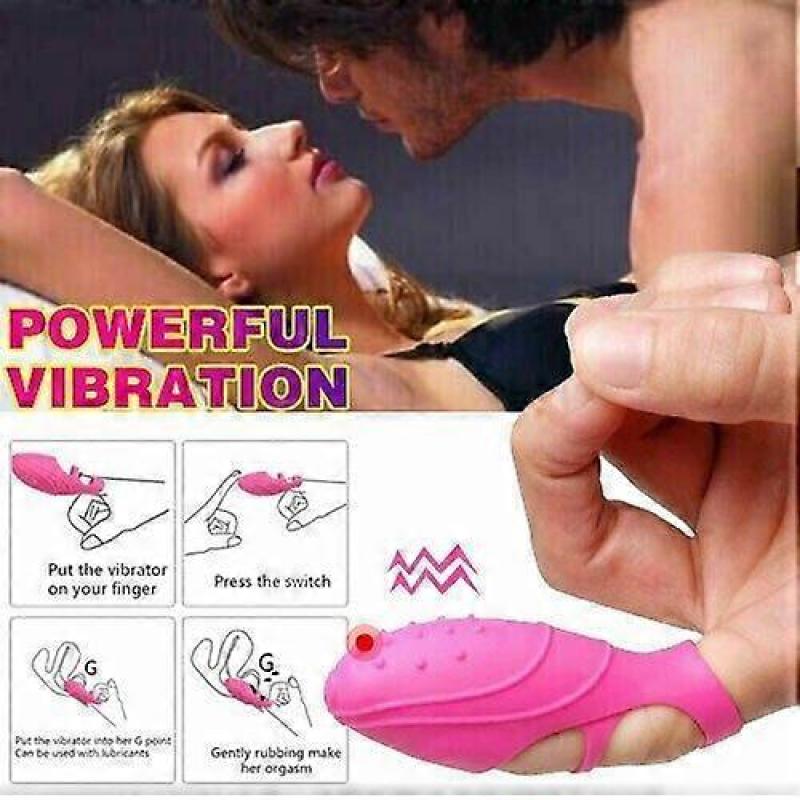 Finger Vibrator G-spot Clit Massager Stimulator Adult Sex Toys for Women Couples