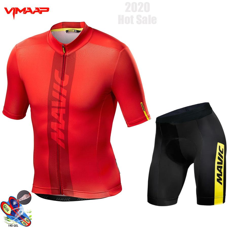 Short Sleeve Cycling Suit Strap Suit Men's Summer Road Cycling Cycling Clothing