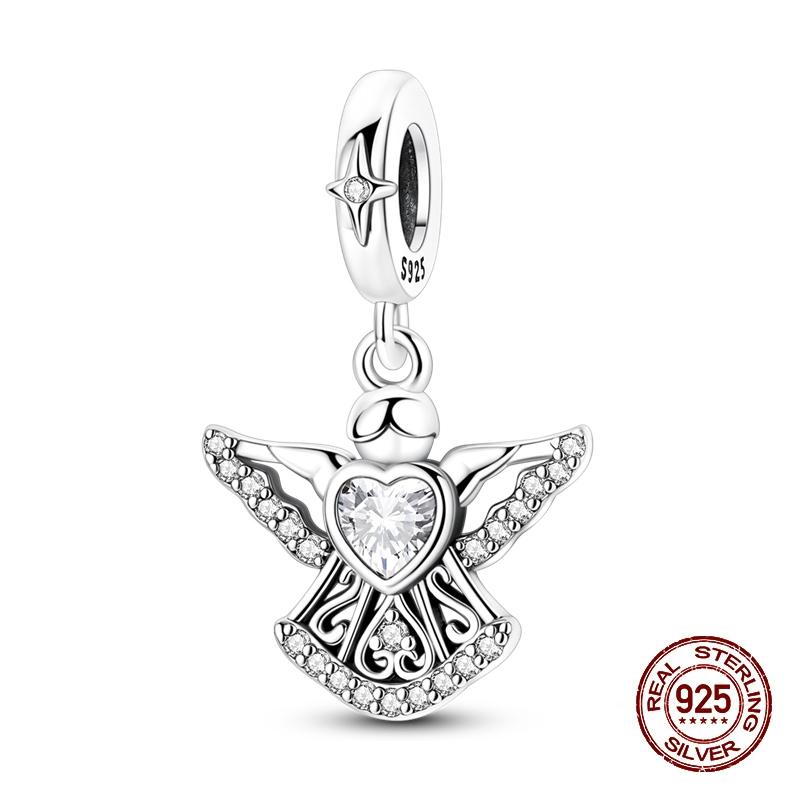 New Animals Charms Copper Sparkling Zircon Pendants Fit Original Charms Bracelets Beads Diy Jewerlry Accessories