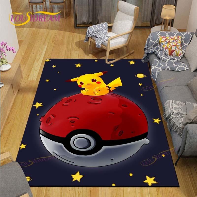 Χαλί Pokemon Χαλί Anime Παιδικά Χαλιά Σαλόνι Τραπεζάκι τσαγιού Χαλί Υπνοδωματίου Πλενόμενα Χαλιά Δαπέδου Χαλί Οικιακής Χρήσης Χαριτωμένο Χαλί