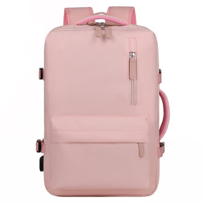 2025 New Waterproof Travel Backpack Large-Capacity Multi-Functional USB Computer Business Bag Macaron Backpack Lightweight Expandable Schoolbag