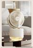 USB-Powered Oscillating Humidifier Fan - Portable Desktop Cooling for Dorms and Offices