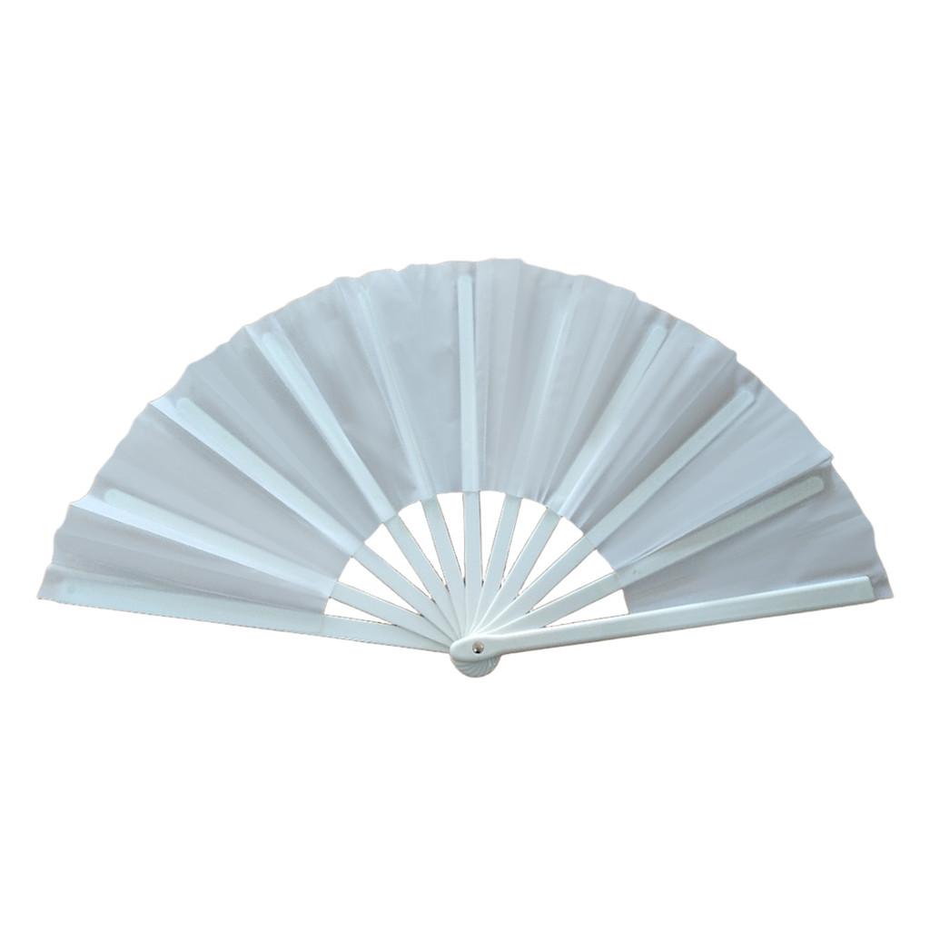 Chinese Style Folding Fan With Plastic Frame For Dance Performances And Gifts