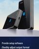 IC Card Reader with USB Interface, Driver-Free M1 Card Swipe for HID Access Control, Adjustable Format.