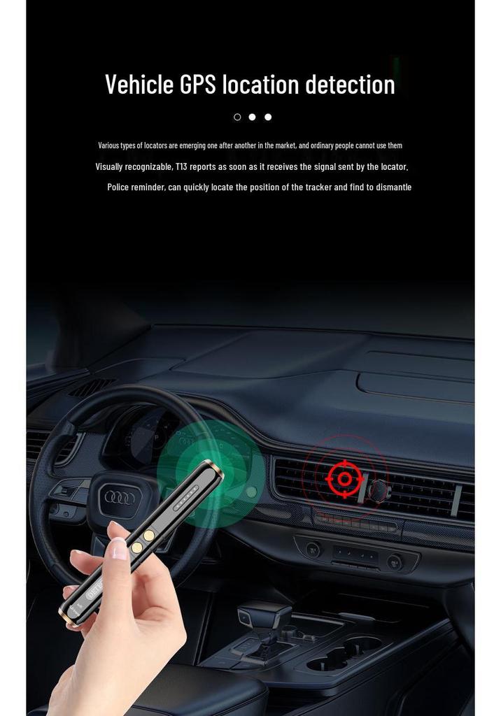 T13 Infrarot Anti-Spionage Detektor: Kabelloses Signal, Anti-Tracking, Anti-Abhören, Versteckte Kamera & GPS-Scanner