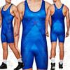 Canottiera da Wrestling a Compressione da Uomo Tuta da Palestra Asciugatura Rapida Traspirante Attrezzatura Sportiva da Allenamento Estate