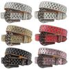 Snake Pattern Skull Rhinestone Belt European and American Style Women's Belt Extended Belt Denim Style Outdoor Belt