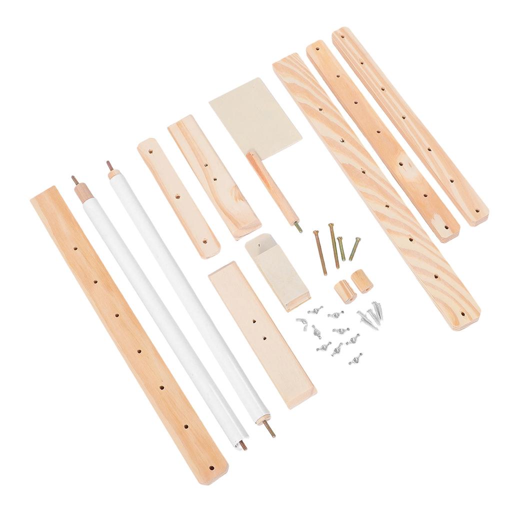 Needlework Table and Lap Embroidery Stand Wood Frame Holder Adjustable Rack for Home Studio S