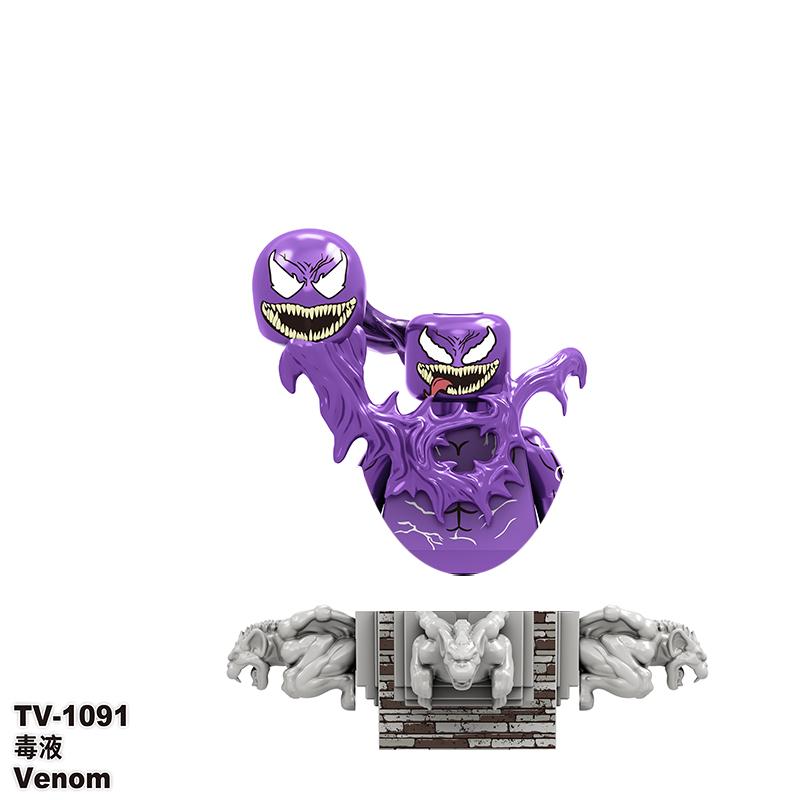 Marvel Legends Carnage Venom Blocks Bricks Anti-Venom Eddie Brock For Toys Gifts Action Figures Building Blocks For Children