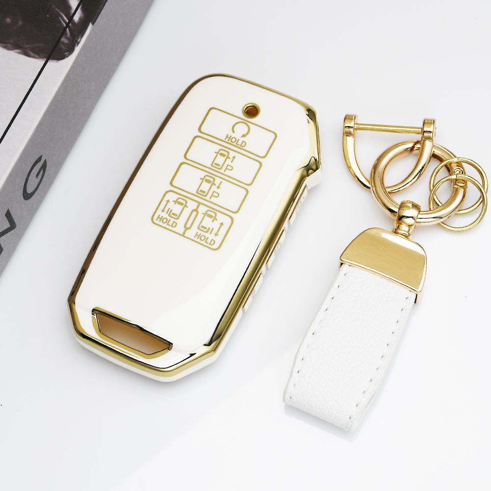 For Kia Carnival Sedona  Sorento Mq4 9Buttons Tpu Shell Fob Keychain Car Key Case Cover For Kia K7 K8 V6  Ev6 Dl3 K5