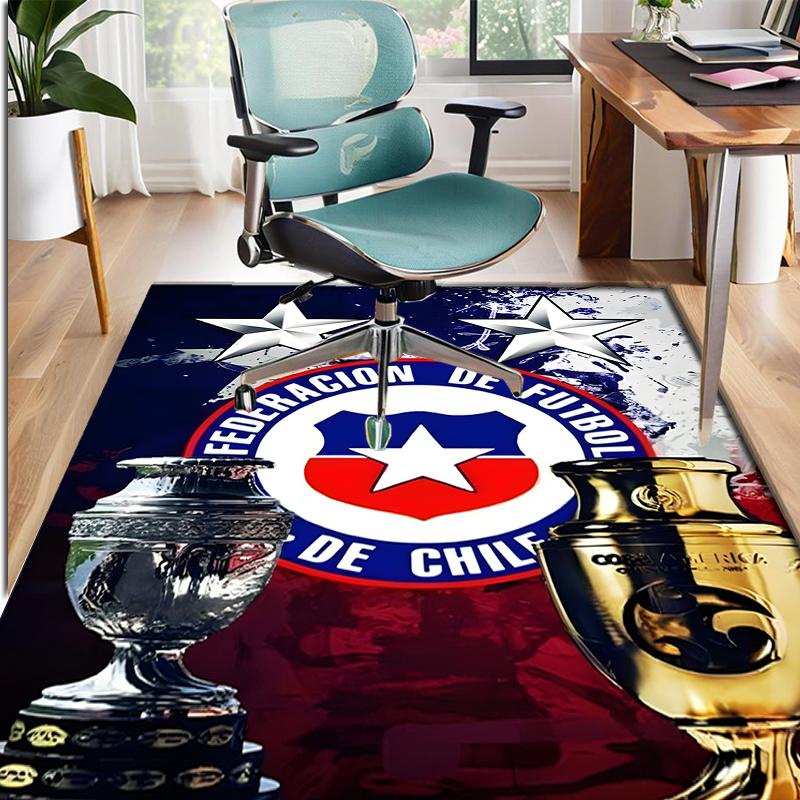 Fußballverein Muster Teppich, Innen-/Außenteppich, für Picknick, Spielzimmer, Schlafzimmer, Büro, Wohnzimmer, Heimdeko Teppich, Geburtstagsgeschenk