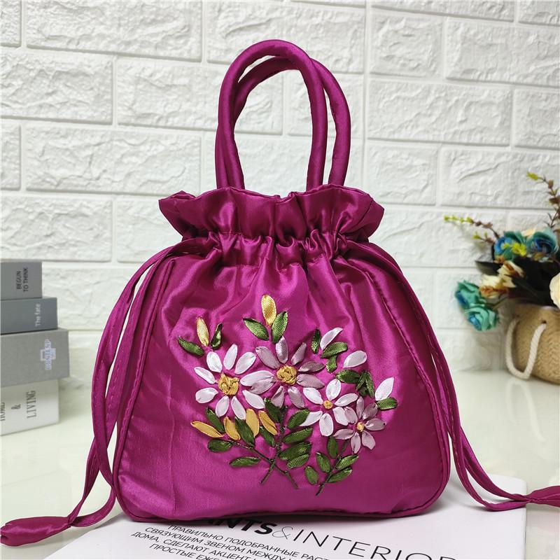 Embroidered Handcrafted Ethnic Handbag - Compact Shopping Bag for Mobile & Essentials