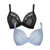 European and American Large Cup Fat Girl Ultra-thin Underwire Underwear Small Back Buckle Comfortable Bra