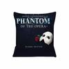 The Phantom of the Opera Cushion Cover for Sofa Pillow Case Cover Seat Car Throw Pillowcase 45x45cm For Home Decorative SJ-680