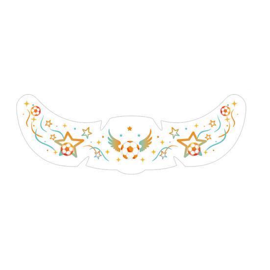 Football Face Tattoos, Waterproof Temporary Freckle Stickers, Soccer Match Body Art for Sports Fans, Game Day Party Makeup
