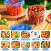 Freezer Storage Containers, Plastic Food Storage Containers With  Top Lids, Reusable Soup Containers With Lids