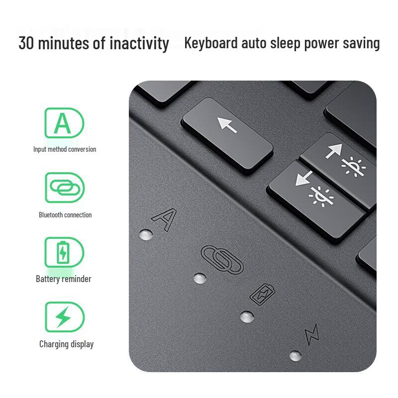 BIAZE Surface Go 2-in-1 Backlit Bluetooth Keyboard with Touchpad