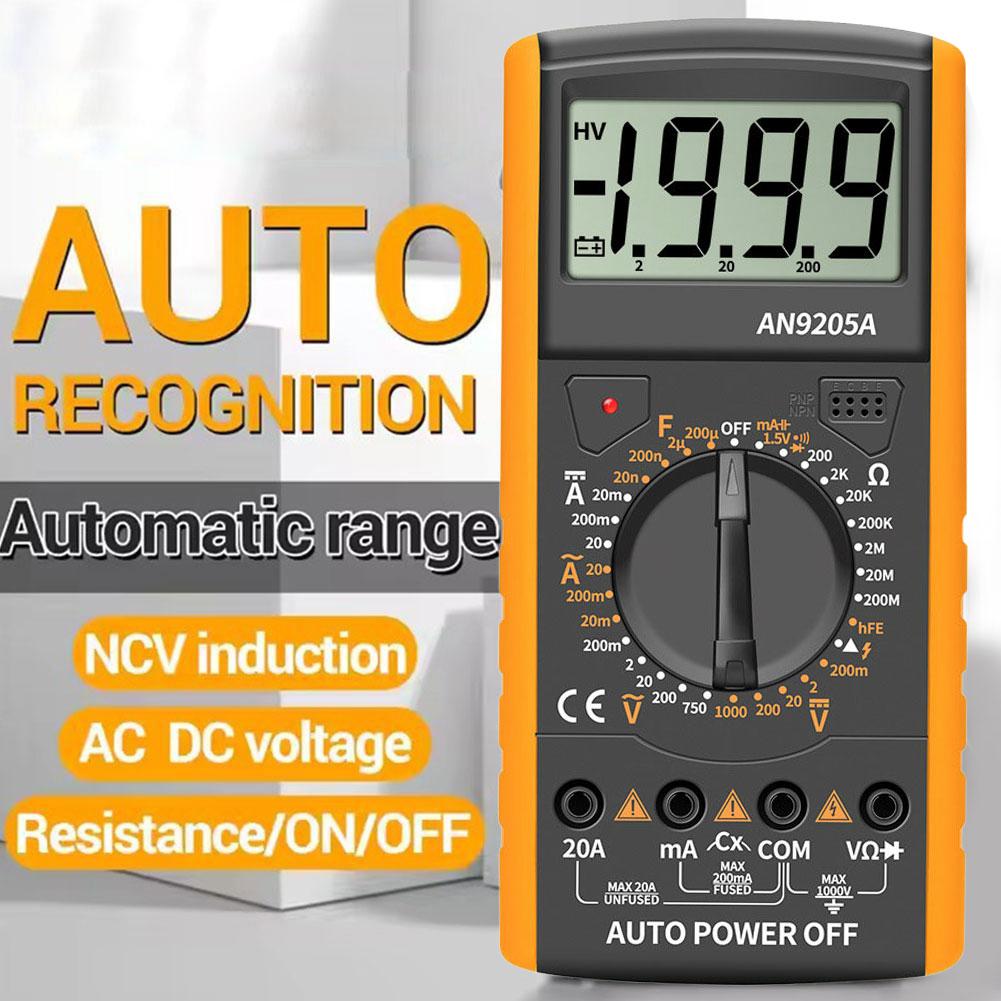 Digital Multimeter Automatic Professional Counts Auto AC/DC Votage Tester Ohm Current Ammeter Detector Tool