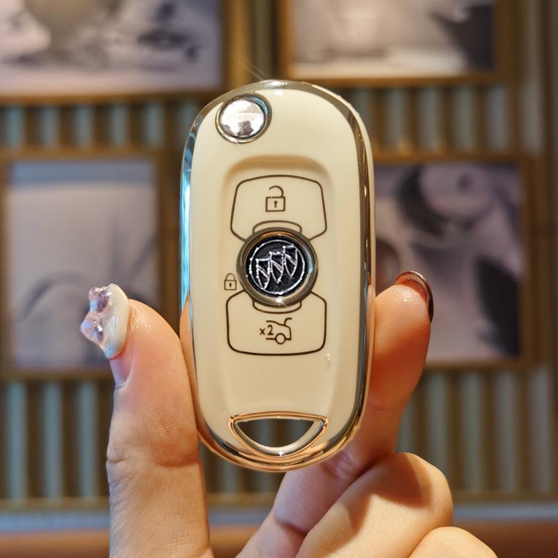 Key Case for Buick Verano 2018-2022 Models - Car Key Protective Cover with Buckle