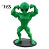 Stable Base Figurine Novelty Alien Statue, 3D Printed Muscular for Unique Sculpture Home, Office, Game Room, Desktop, Shelf, Coffee Table Decor