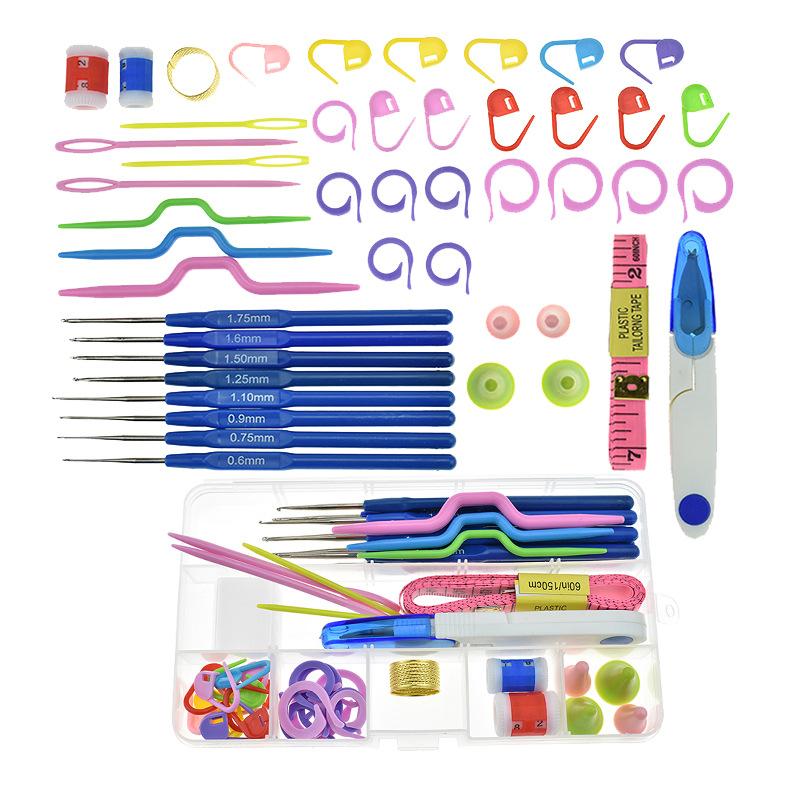 

Набор для вязания крючком «Сделай сам» инструмент для вязания крючком набор игл для вязания крючком None