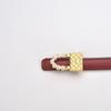New Genuine Leather Pearl Women's Belt, Fashionable and Versatile Decoration with Dress, Tie Belt for Women