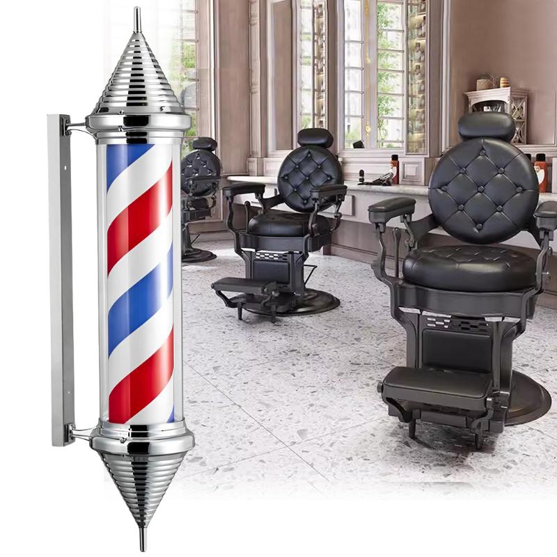 Ceiling pillar LED lamp barber barber barber sign advertising salon 103cm