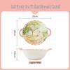 ZISIZ Ceramic Double-Handle Serving Bowl