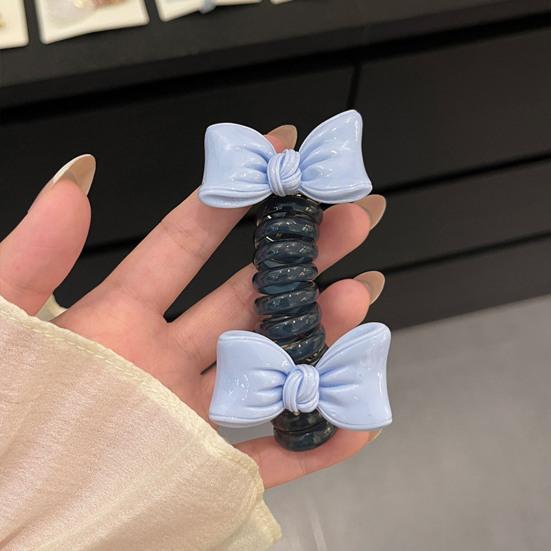 4Pcs Women Hair Ropes Non-Damaging Spiral Hairbands Reusable Non-Slip Ponytail Holders Hair Accessories