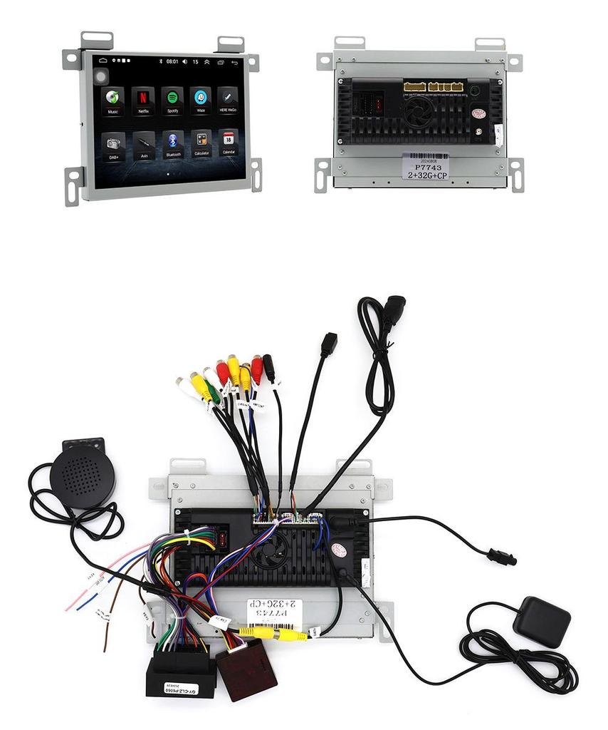 Compatible 13-19 Dodge Ram Android Large Screen Navigation System with Integrated Backup Camera