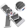 KXMHU1 For BMW 2025 Hot 2Pcs Car Logo Door Pedal Cover Alloy Door Pedal Cap Accessories For BMW E46 E90 E60 F30 F10 E39 E36 F20 E87 E90