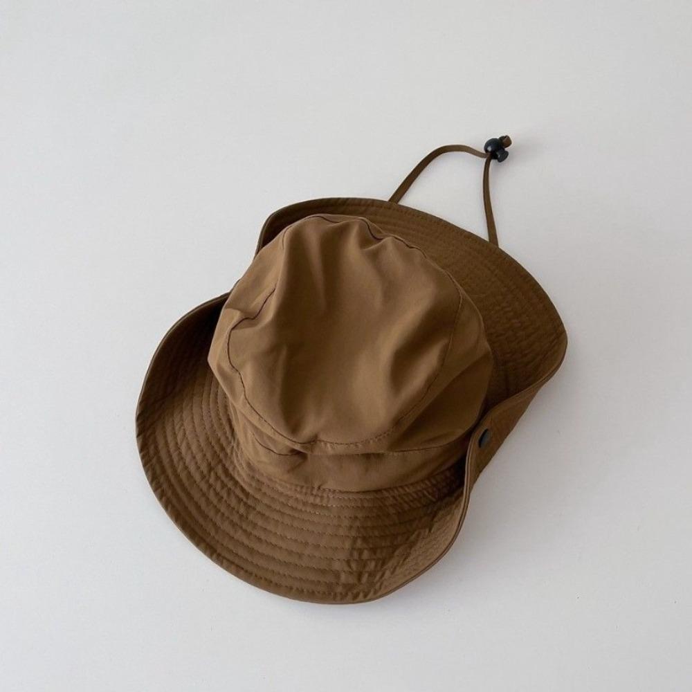 Trendy Bucket Hat Anti-Sun Beach Hat New Sunscreen Hat Children